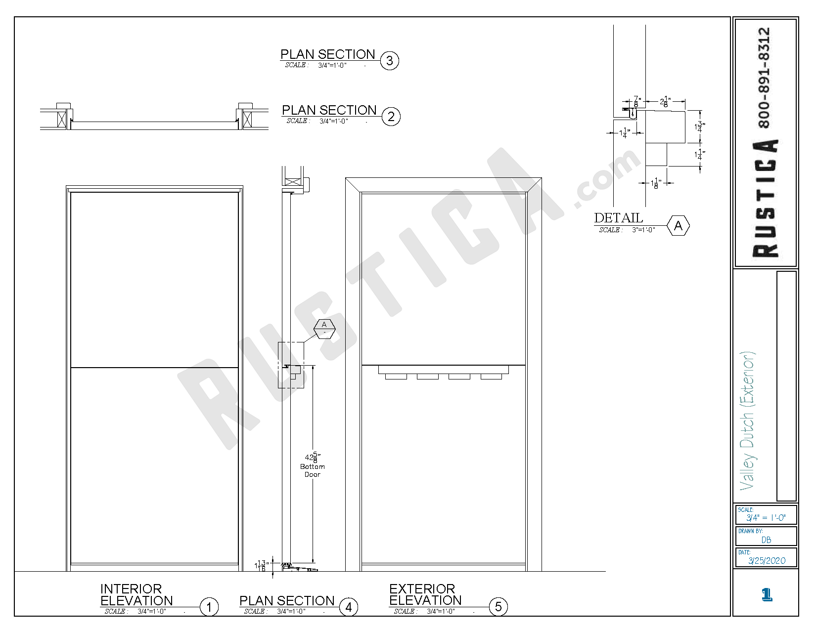 Valley Dutch Door Rustica